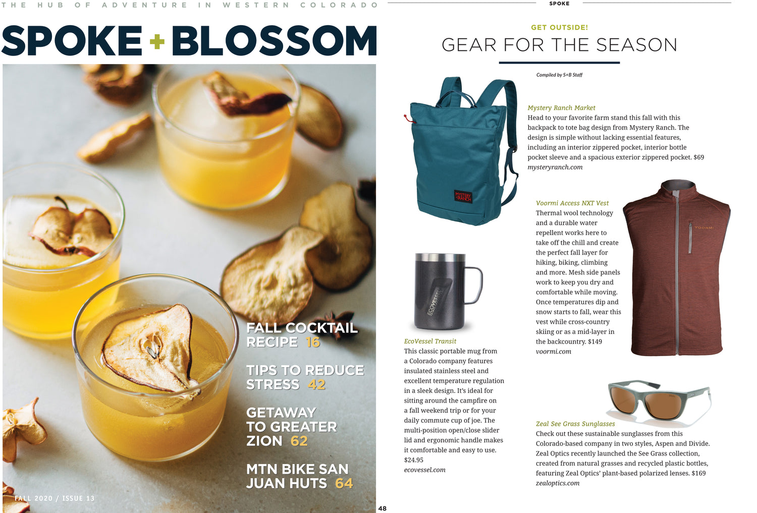 Spoke + Blossom Features: The Access NXT Vest