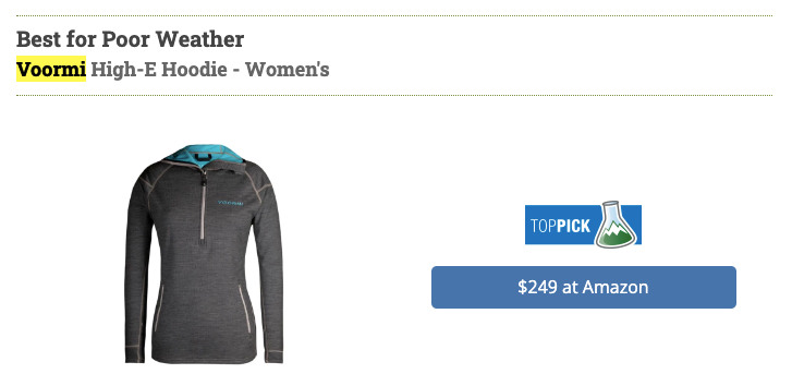 Outdoor Gear Lab Features the High-E Hoodie