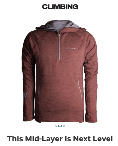 Climbing Features the High-E Hoodie