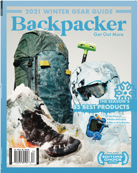 Backpacker Magazine Features the Long Sleeve Baselayer Crew