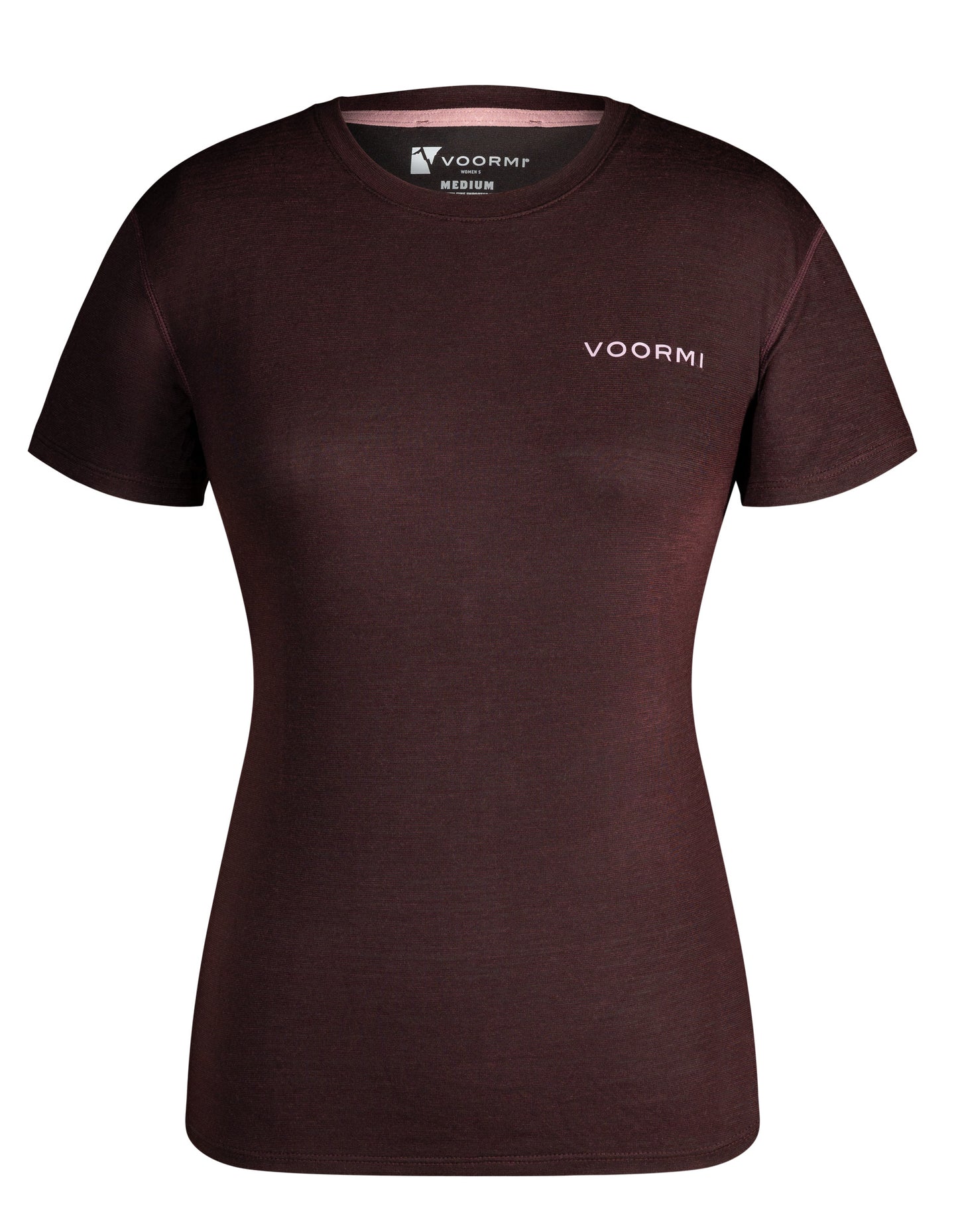 Women's Short Sleeve Merino Wool T Shirt | VOORMI, Dirt / L